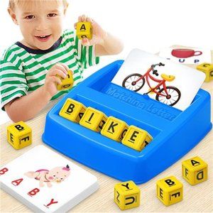 Educational Toys for 3 4 5 Year Old Boys Gift,Matching Letter Game Preschool Toy